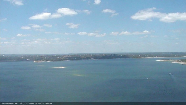 Lake Travis webcam, May 11, 2018 12:10 PM CT