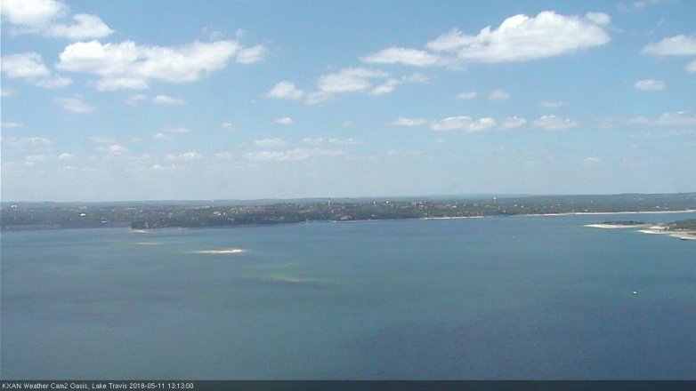Lake Travis webcam, May 11, 2018 12:15 PM CT