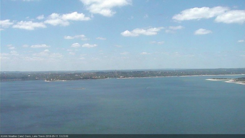 Lake Travis webcam, May 11, 2018 12:25 PM CT