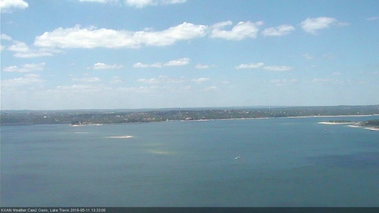 Lake Travis webcam, May 11, 2018 12:35 PM CT