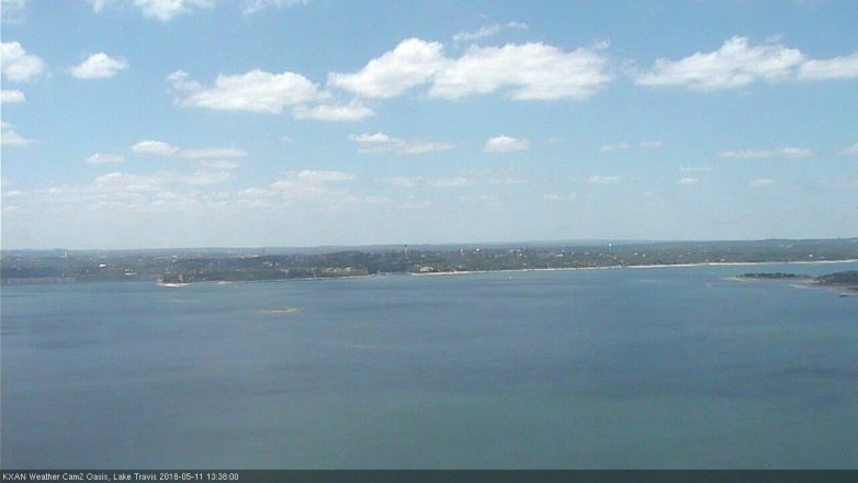 Lake Travis webcam, May 11, 2018 12:40 PM CT