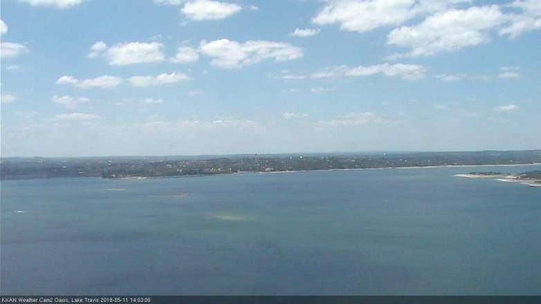 Lake Travis webcam, May 11, 2018 1:05 PM CT