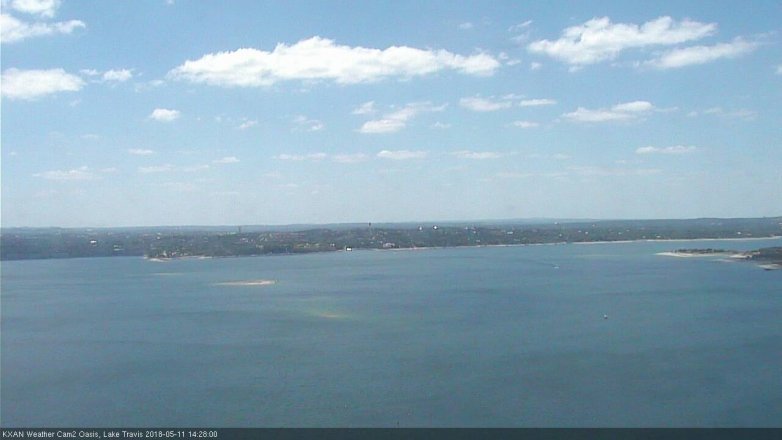 Lake Travis webcam, May 11, 2018 1:30 PM CT