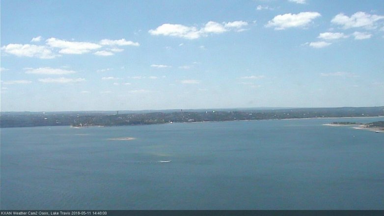 Lake Travis webcam, May 11, 2018 1:50 PM CT