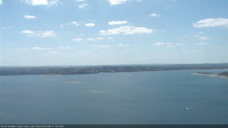 Lake Travis webcam, May 11, 2018 2:15 PM CT