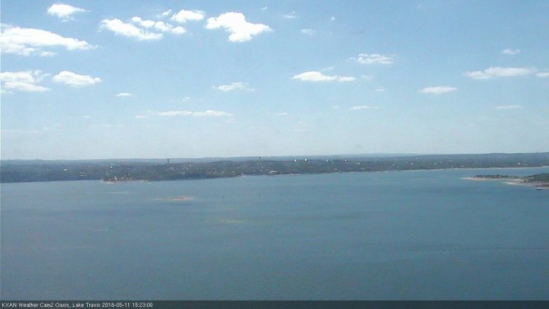 Lake Travis webcam, May 11, 2018 2:25 PM CT
