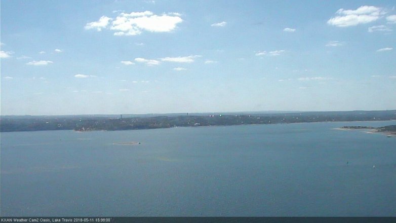 Lake Travis webcam, May 11, 2018 2:40 PM CT