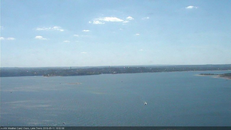 Lake Travis webcam, May 11, 2018 2:55 PM CT