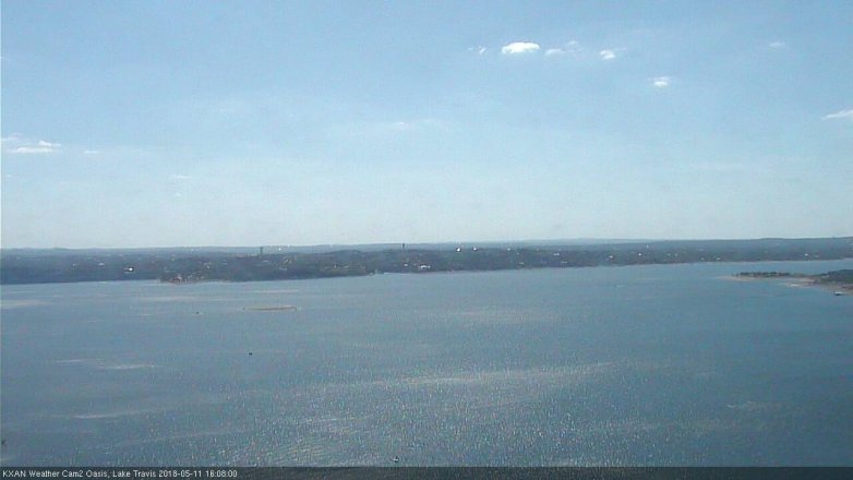 Lake Travis webcam, May 11, 2018 3:10 PM CT