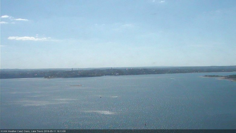 Lake Travis webcam, May 11, 2018 3:15 PM CT