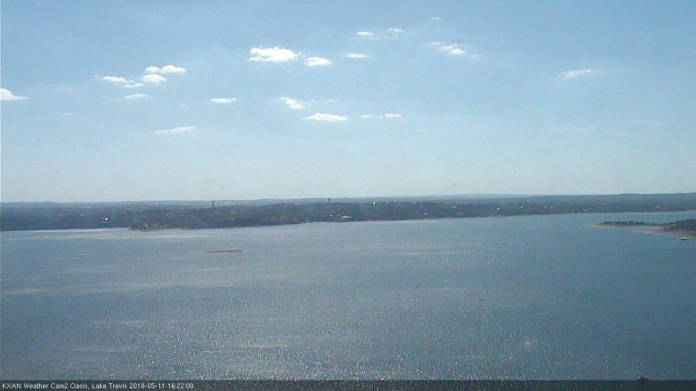 Lake Travis webcam, May 11, 2018 3:25 PM CT