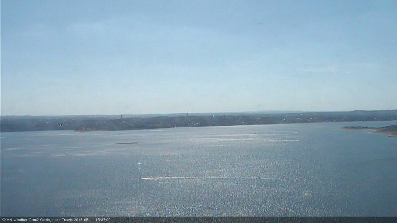 Lake Travis webcam, May 11, 2018 3:40 PM CT