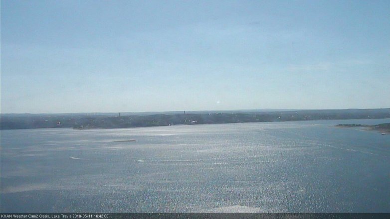 Lake Travis webcam, May 11, 2018 3:45 PM CT