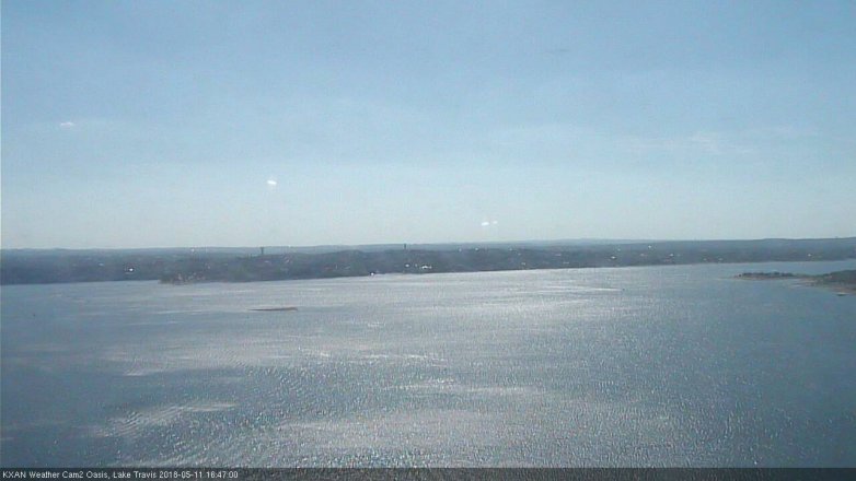 Lake Travis webcam, May 11, 2018 3:50 PM CT