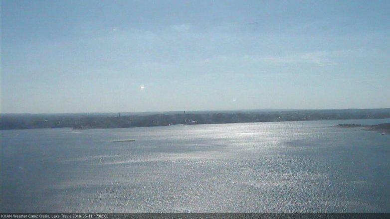 Lake Travis webcam, May 11, 2018 4:05 PM CT