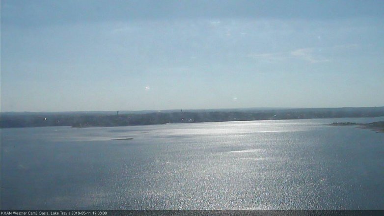 Lake Travis webcam, May 11, 2018 4:10 PM CT