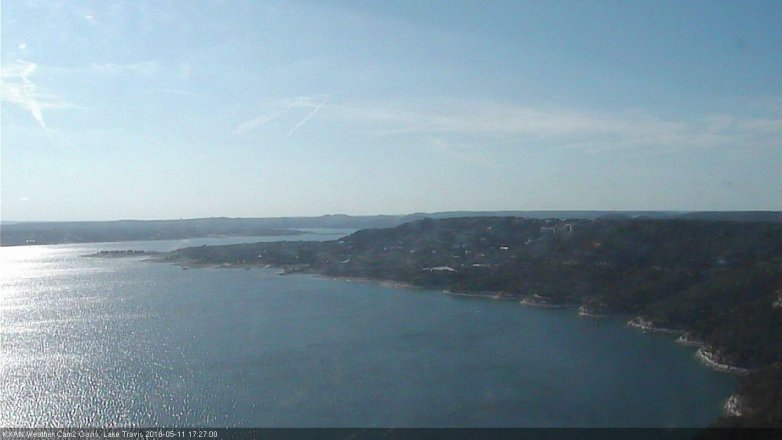 Lake Travis webcam, May 11, 2018 4:30 PM CT
