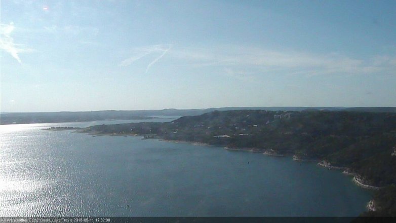 Lake Travis webcam, May 11, 2018 4:35 PM CT