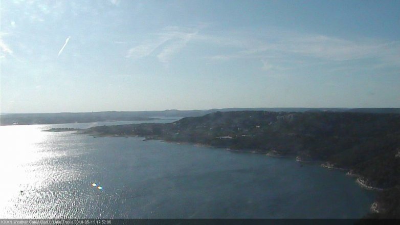 Lake Travis webcam, May 11, 2018 4:55 PM CT