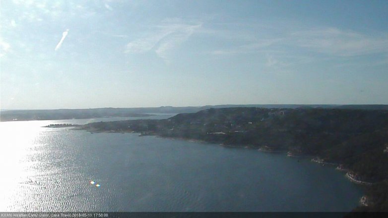 Lake Travis webcam, May 11, 2018 5:00 PM CT