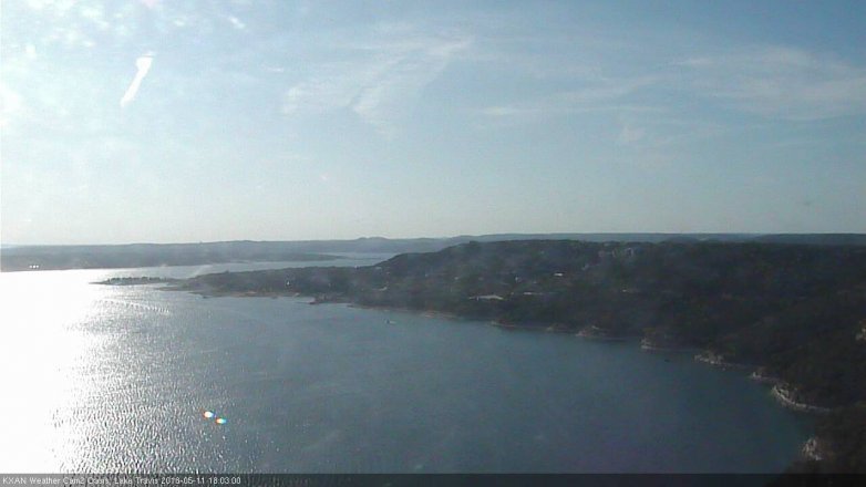Lake Travis webcam, May 11, 2018 5:05 PM CT