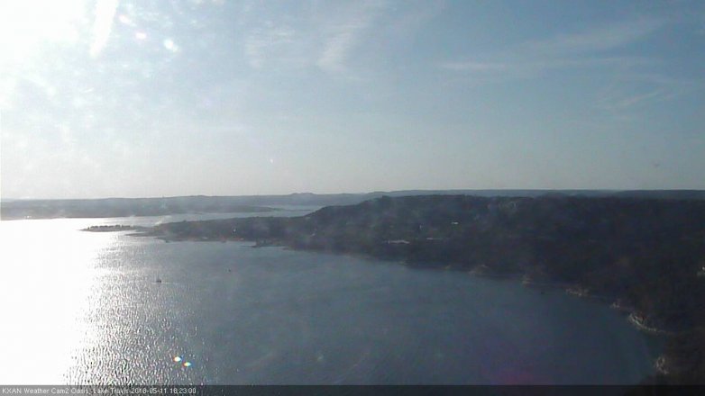 Lake Travis webcam, May 11, 2018 5:25 PM CT