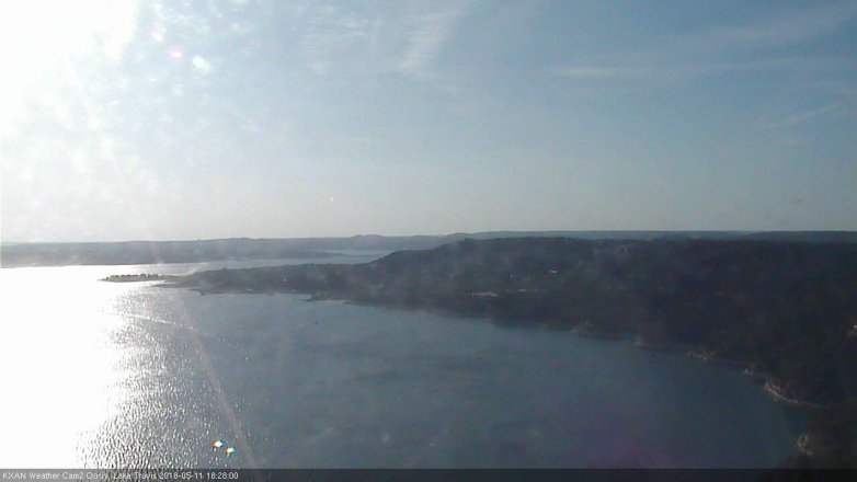 Lake Travis webcam, May 11, 2018 5:30 PM CT