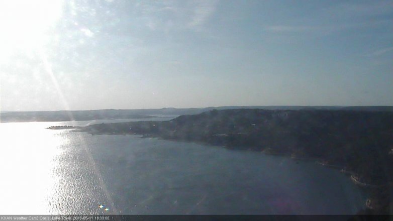 Lake Travis webcam, May 11, 2018 5:35 PM CT