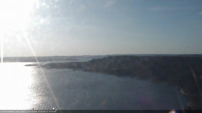 Lake Travis webcam, May 11, 2018 5:45 PM CT