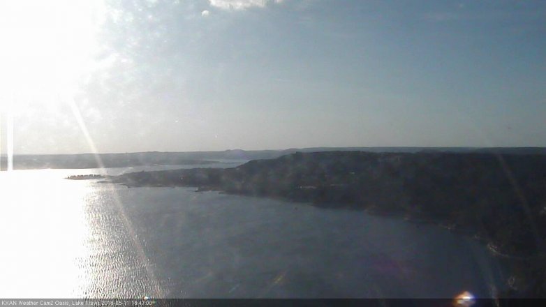 Lake Travis webcam, May 11, 2018 5:50 PM CT