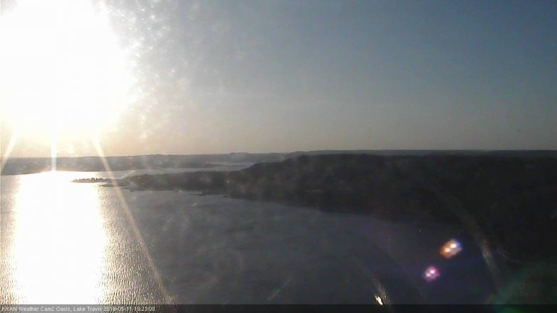 Lake Travis webcam, May 11, 2018 6:25 PM CT