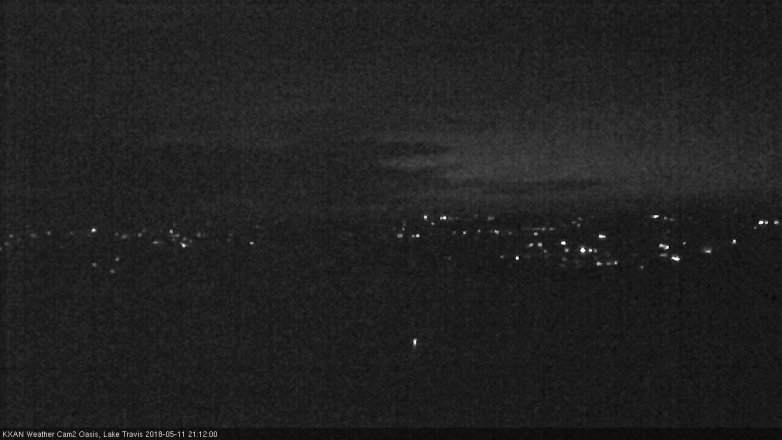 Lake Travis webcam, May 11, 2018 8:15 PM CT