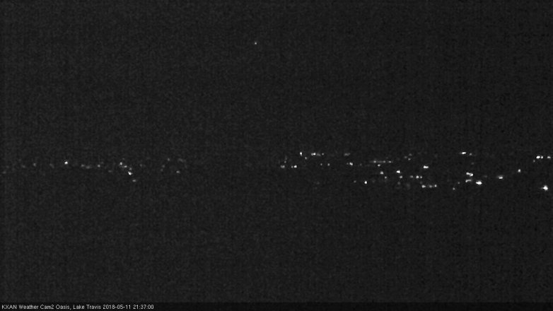 Lake Travis webcam, May 11, 2018 8:40 PM CT