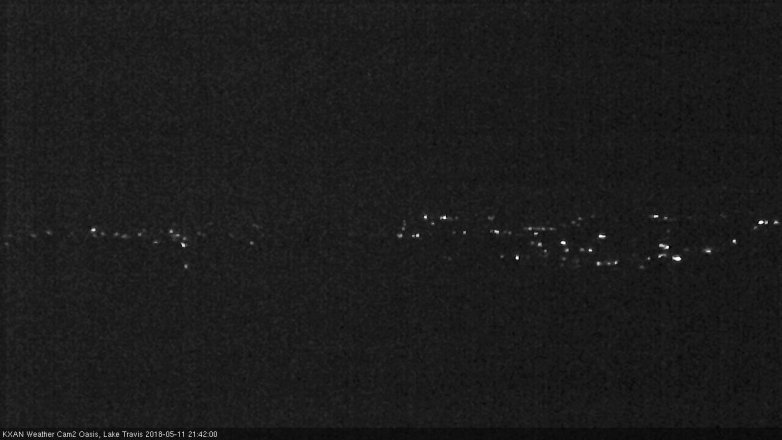Lake Travis webcam, May 11, 2018 8:45 PM CT