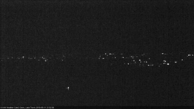 Lake Travis webcam, May 11, 2018 8:55 PM CT