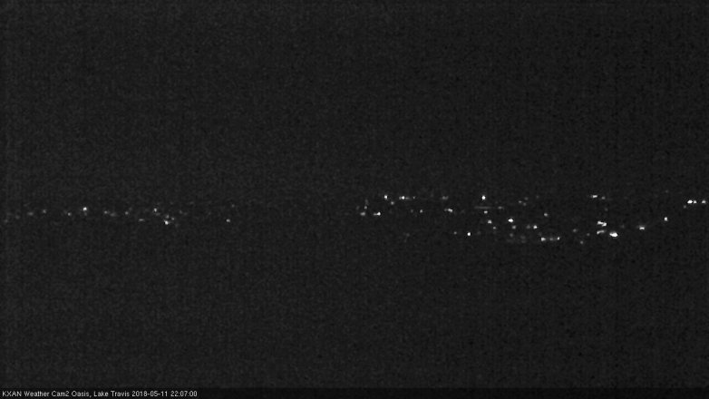 Lake Travis webcam, May 11, 2018 9:10 PM CT