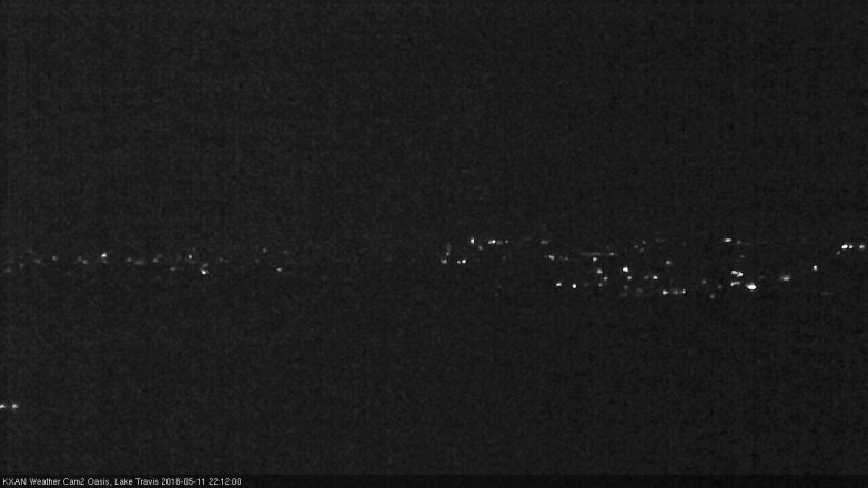 Lake Travis webcam, May 11, 2018 9:15 PM CT
