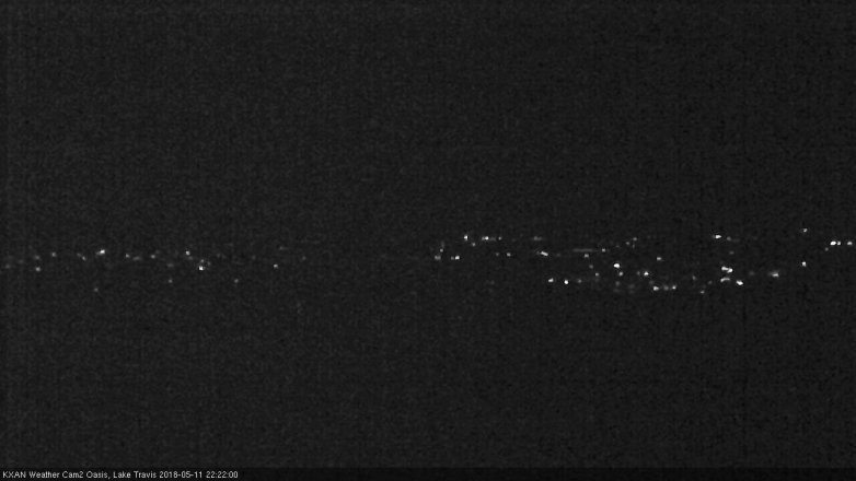 Lake Travis webcam, May 11, 2018 9:25 PM CT