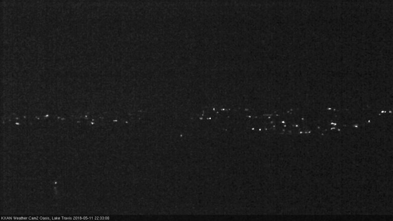 Lake Travis webcam, May 11, 2018 9:35 PM CT