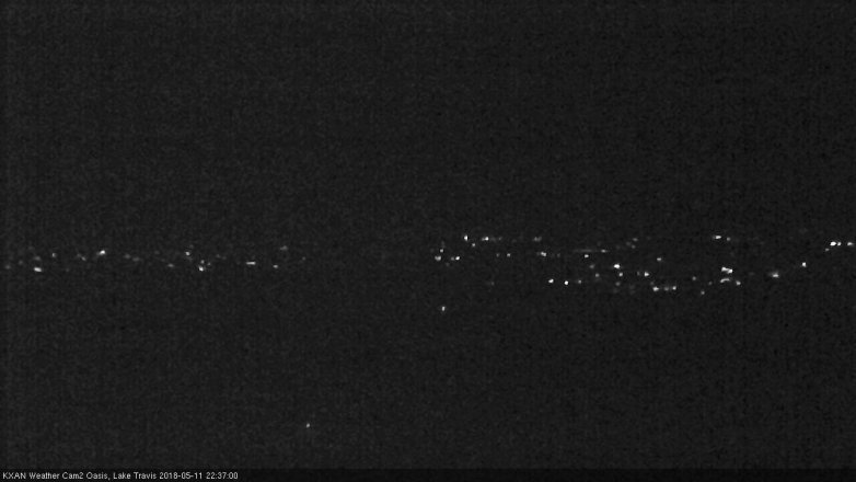 Lake Travis webcam, May 11, 2018 9:40 PM CT