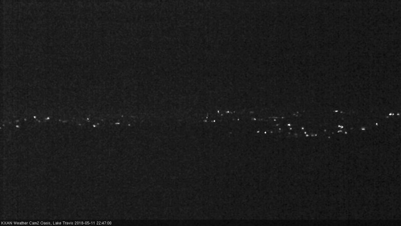 Lake Travis webcam, May 11, 2018 9:50 PM CT