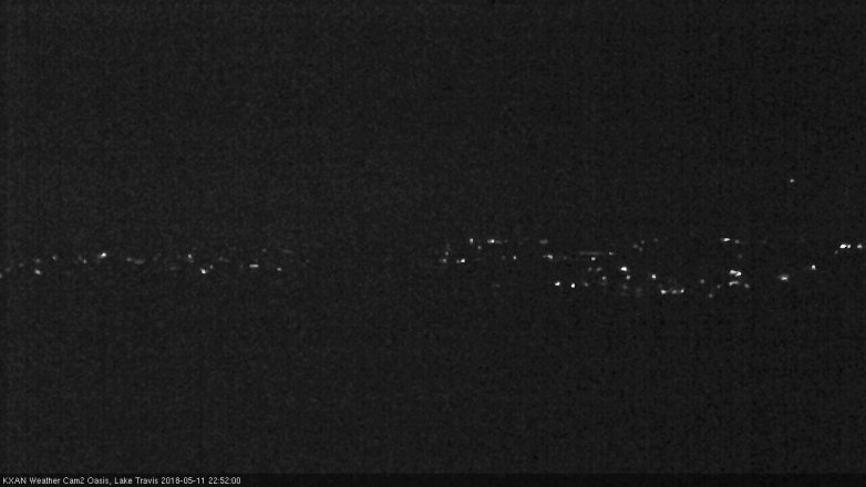 Lake Travis webcam, May 11, 2018 9:55 PM CT