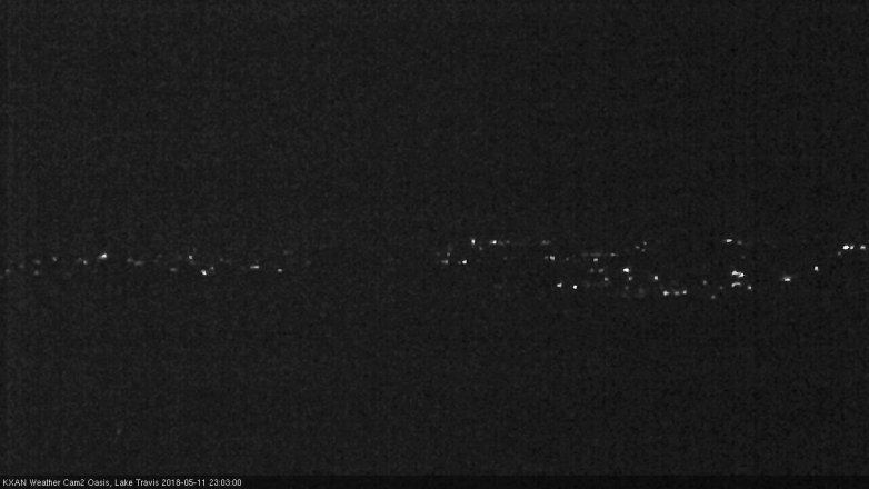 Lake Travis webcam, May 11, 2018 10:05 PM CT
