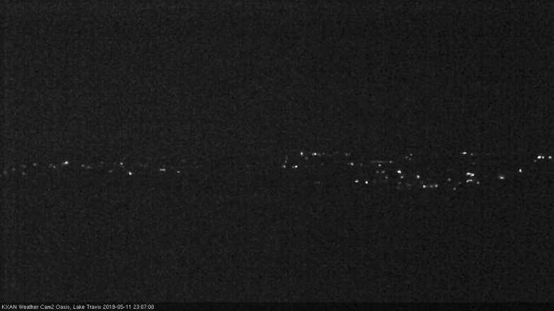 Lake Travis webcam, May 11, 2018 10:10 PM CT