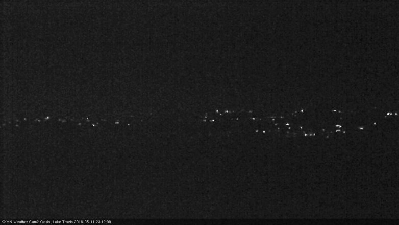 Lake Travis webcam, May 11, 2018 10:15 PM CT