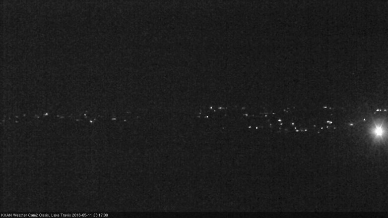 Lake Travis webcam, May 11, 2018 10:20 PM CT