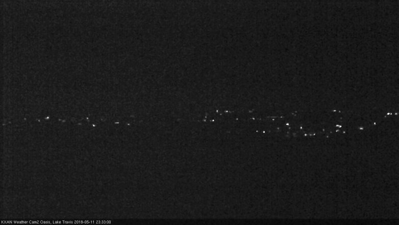 Lake Travis webcam, May 11, 2018 10:35 PM CT