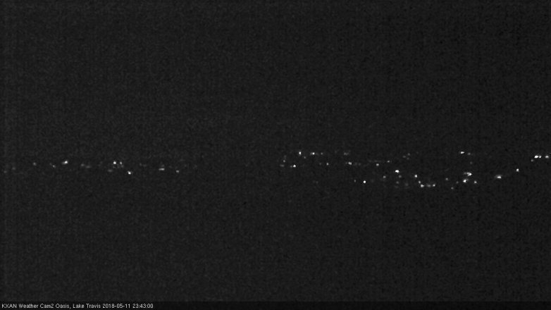 Lake Travis webcam, May 11, 2018 10:45 PM CT
