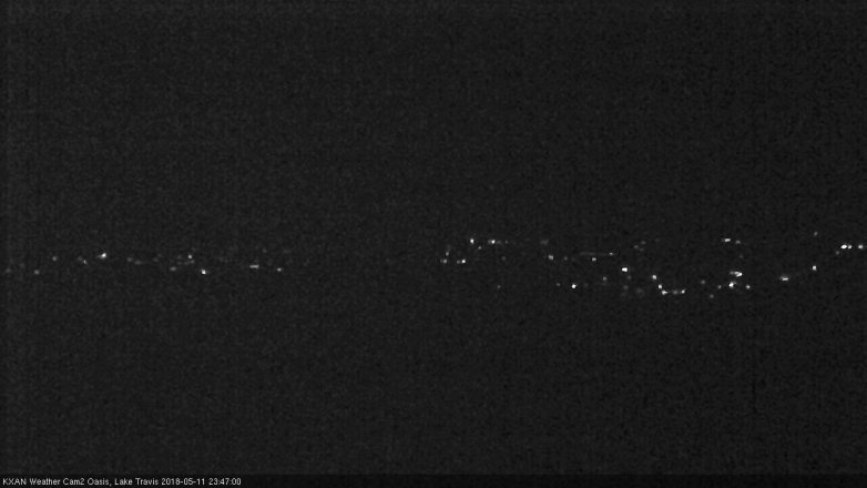 Lake Travis webcam, May 11, 2018 10:50 PM CT
