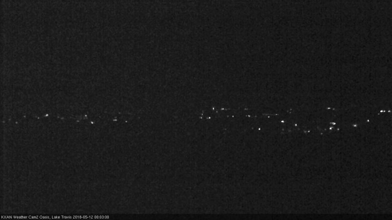 Lake Travis webcam, May 11, 2018 11:05 PM CT